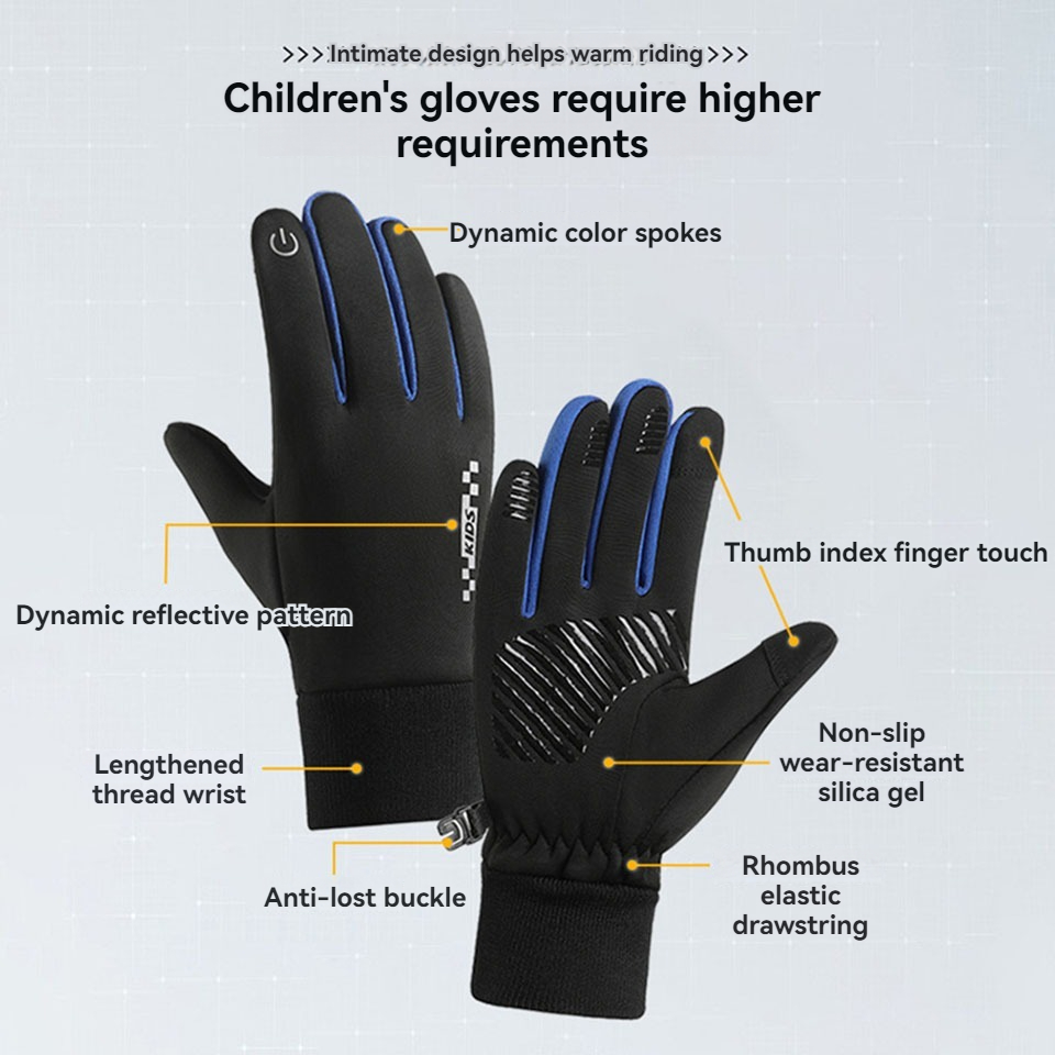 GTUBIKE Guanti per bambini Tou - Ski Glove Waterproof recensione e prezzo
